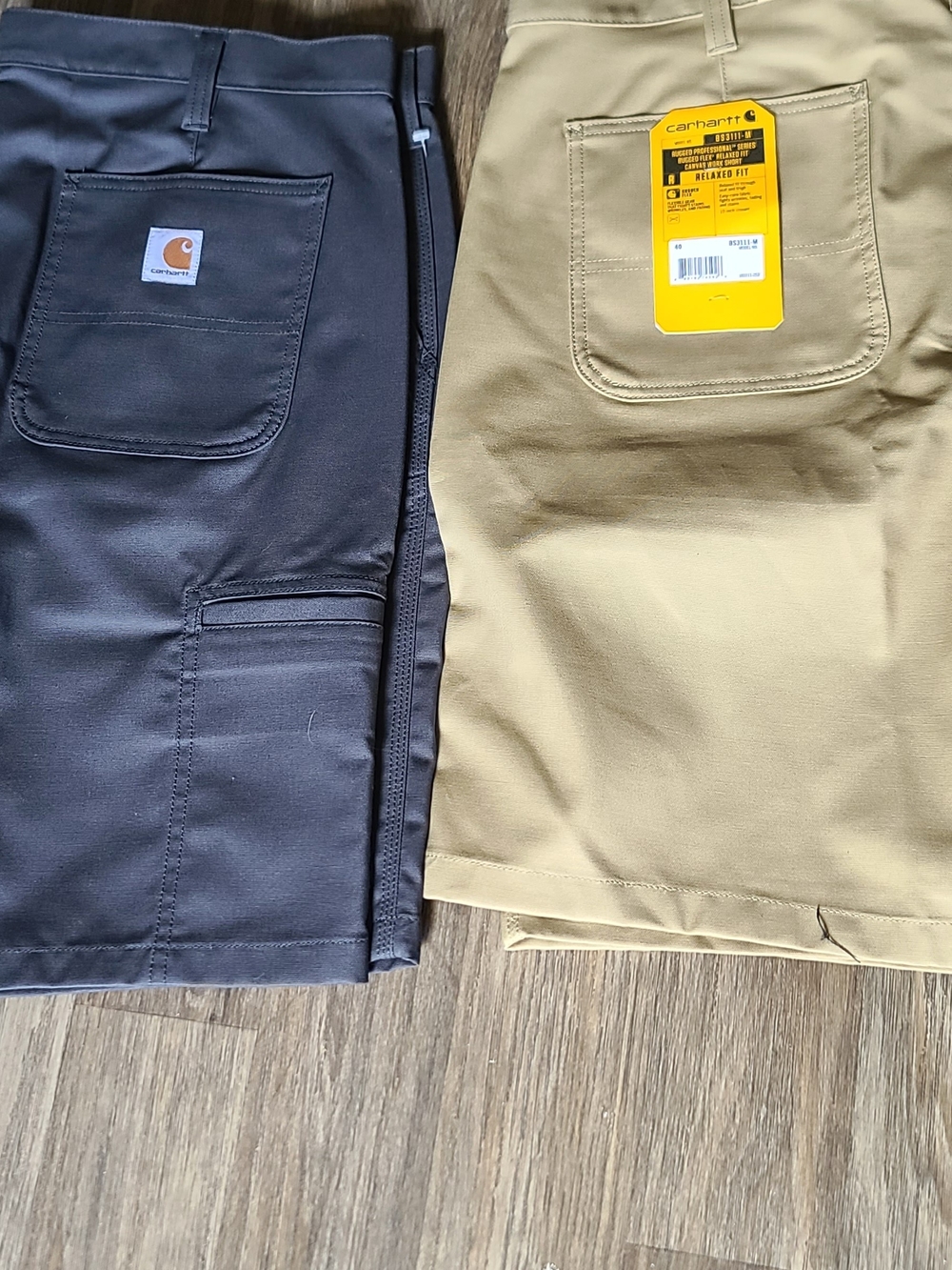 Carhartt Work Pants Pair - Black & Khaki
